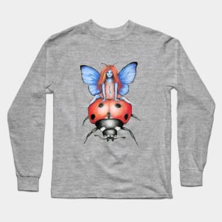 A ride on a ladybug Long Sleeve T-Shirt